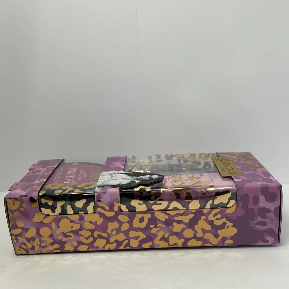 Rachel Roy Pink Peony‎ Body Care Trio Set Spray Lotion Scrub RR1333 New